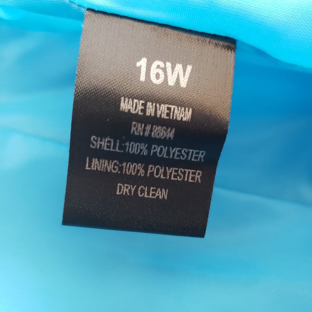 Turquoise John Meyer Skirt Suit - Size 16W | New w/ Tags | Church & Event Ready - Picture 12 of 13